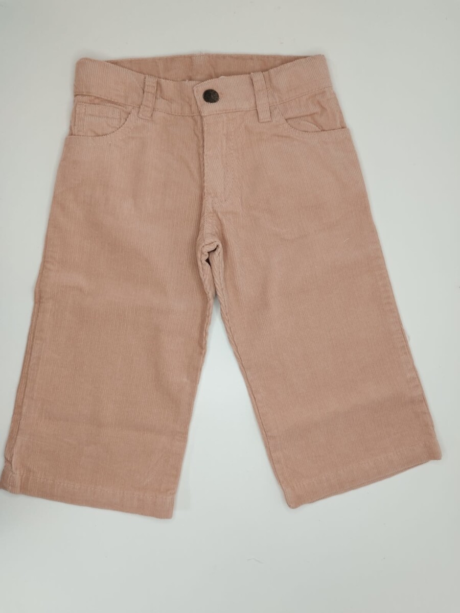 Pantalón pana rosa 