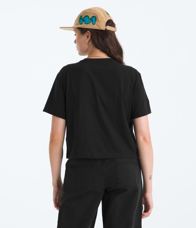 Remera corta holgada Evolution Simple Dome Tnf Black