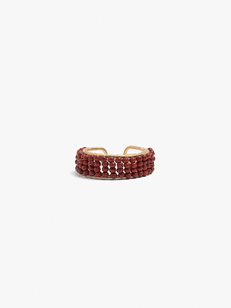 Anillo Con Abalorios multicolor
