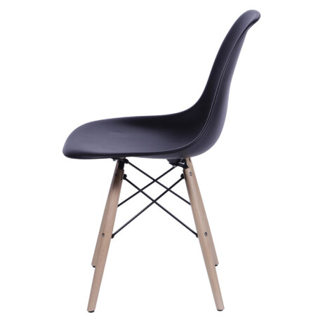 Silla Eames DKR Base En Madera Negra