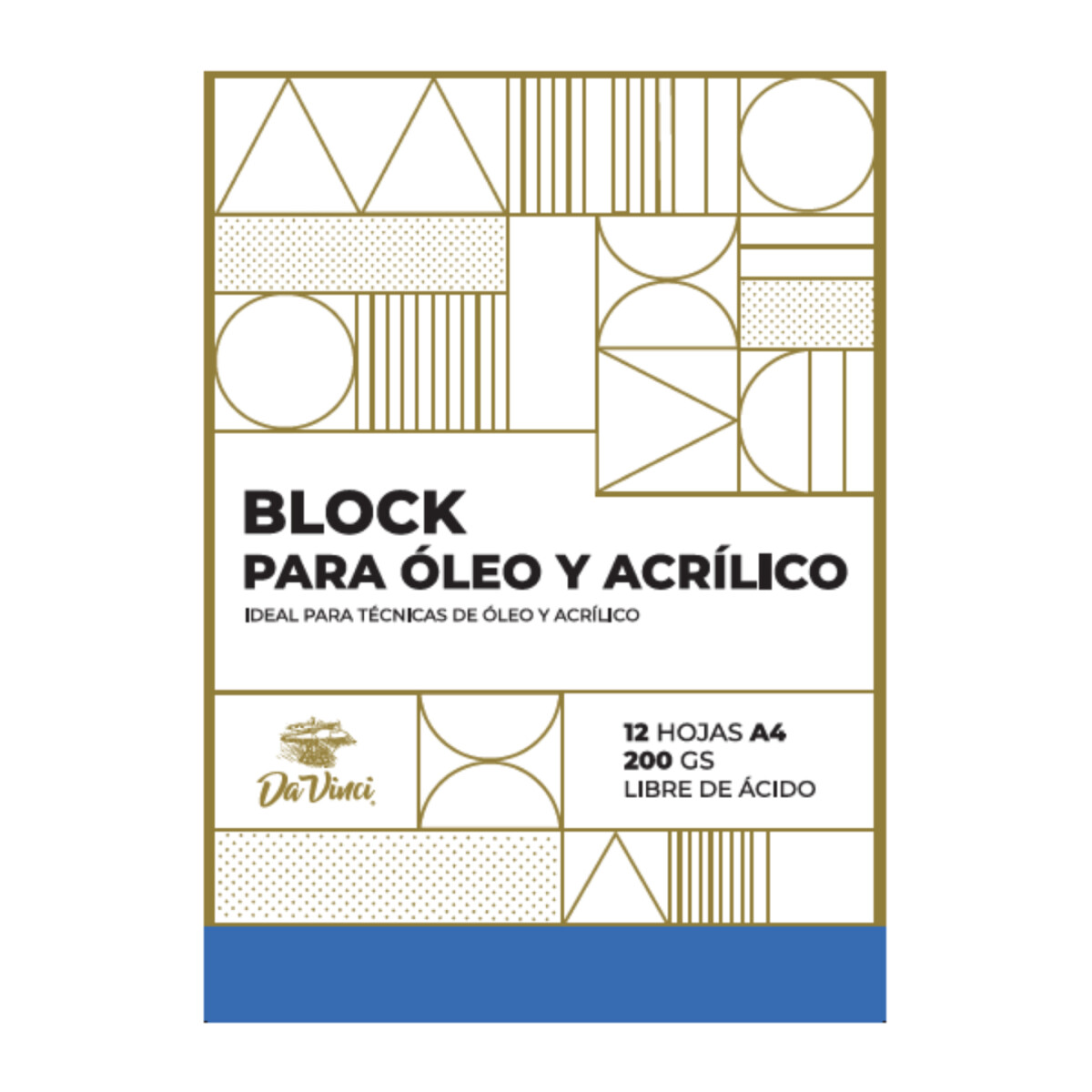 Block Da Vinci para óLeo y Acrílico - 001 