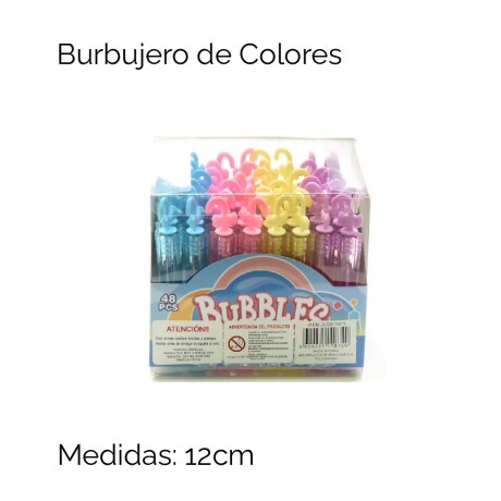 Burbujero De Colores 12 Cm X Unidad Unica