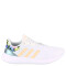 Championes de Mujer Adidas QT Racer 3.0 Blanco - Anaranjado - Metalizado