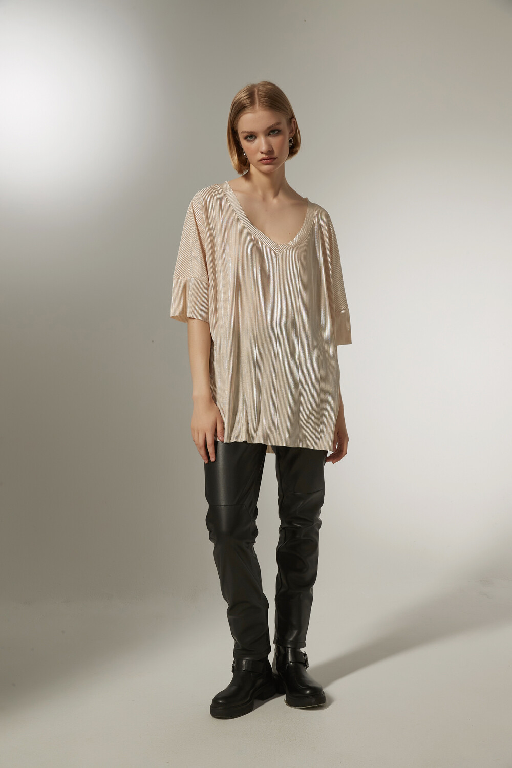 Blusa Calpa Champagne