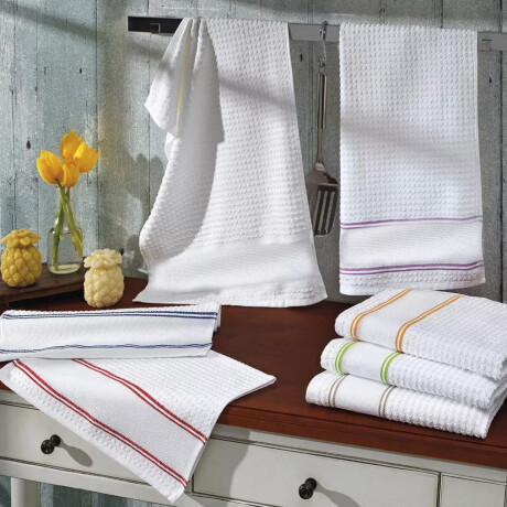 Set de 10 repasadores Dohler Hilo colores surtidos 40x60cm Set de 10 repasadores Dohler Hilo colores surtidos 40x60cm