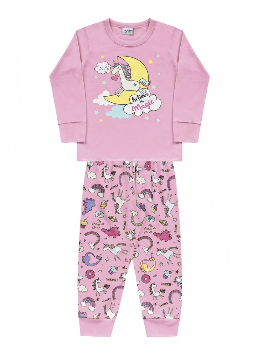 Pijama niña algodón 