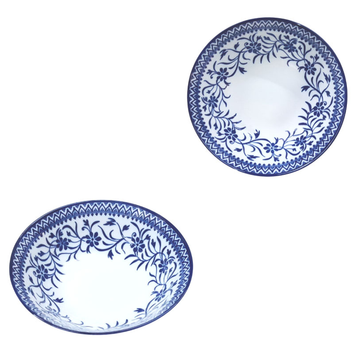 Plato de cerámica estampado 20x6cm - Plato De Cerámica Estampado 20x6cm 