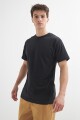 Remera cuello redondo GRIS