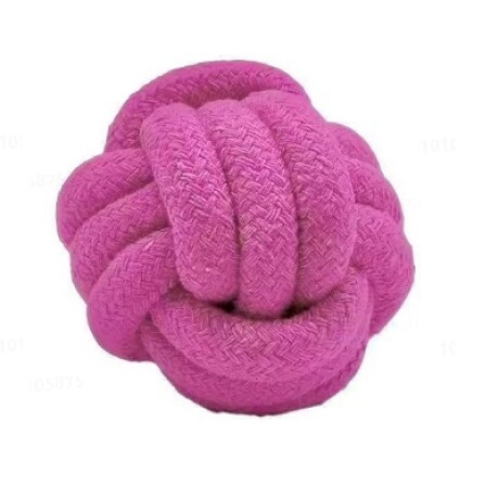 Juguete mascota pelota rosa