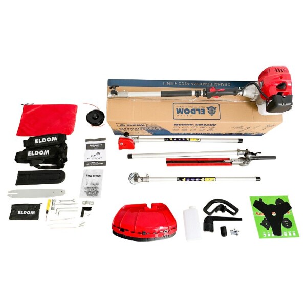 DESMALEZADORA ELDOM MULTIFUNCION 43 CC - 4 EN 1 DESMALEZADORA ELDOM MULTIFUNCION 43 CC - 4 EN 1