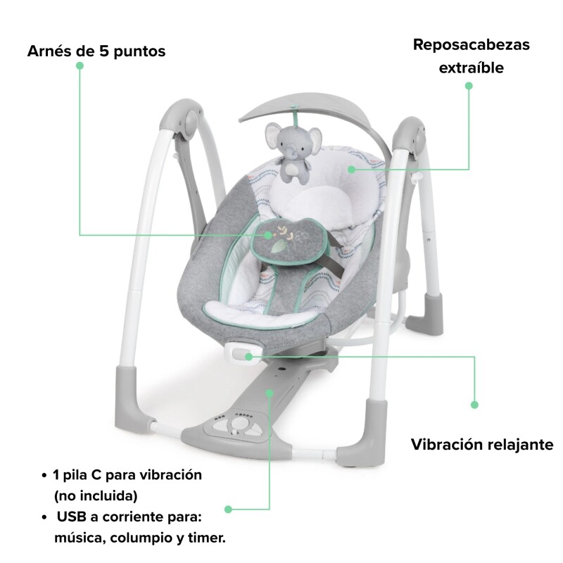 Columpio Plegable y Portátil Convert Me Swing Columpio Plegable y Portátil Convert Me Swing