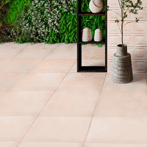 Piso Ceramico 45X45 Esmaltado Y Rectificado Pei Iv GAMAS DE BEIGE