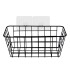 Canasto Organizador Adhesivo Cesto Metal Cocina Baño Canasto Organizador Adhesivo Cesto Metal Cocina Baño