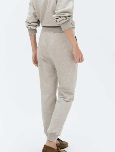 PANTALÓN BABUCHA DE ALGODÓN GRIS
