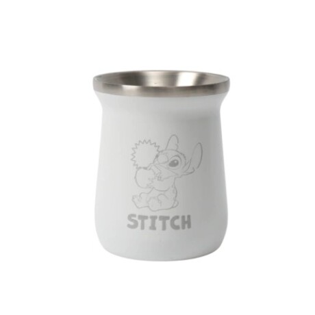 Mate Acero Inoxidable DLS7209 Stich 236Ml Universo Binario BLANCO