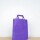 Bolsa lisa acuario 22x10x30 cm VIOLETA