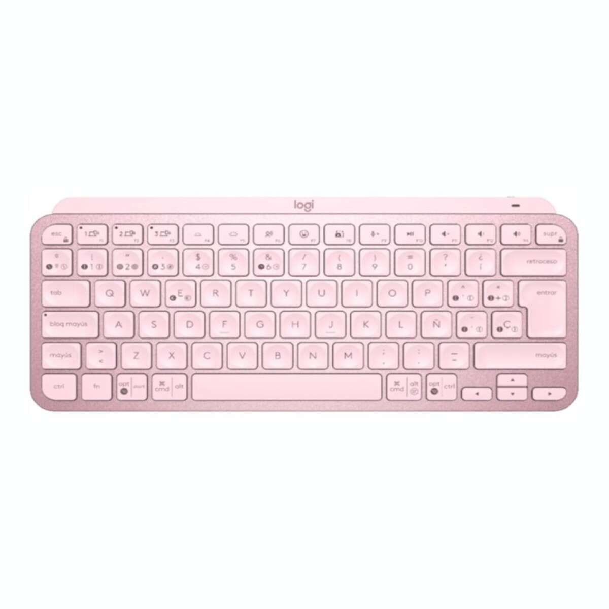 Teclado Inalámbrico LOGITECH MX Keys Mini BT Sensor De Luz - Pink 