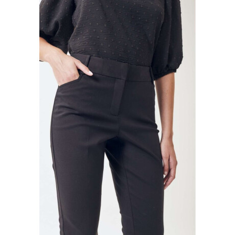 Pantalon Recto Spandex Negro
