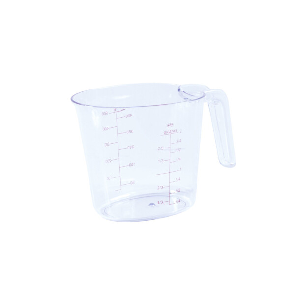 JARRA MEDIDORA 500 ml MOR TRANSPARENTE