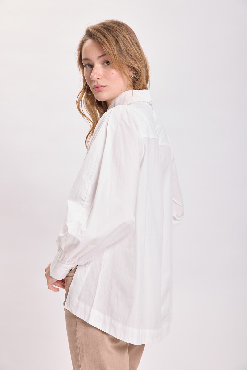 Camisa hombreras Blanco