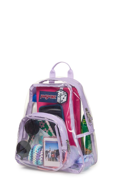 MOCHILA CLEAR MINI PACK PASTEL LILAC
