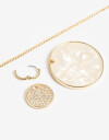 Collares Largos Day To Night Collar Largo Chapón Desmontable - Dorado