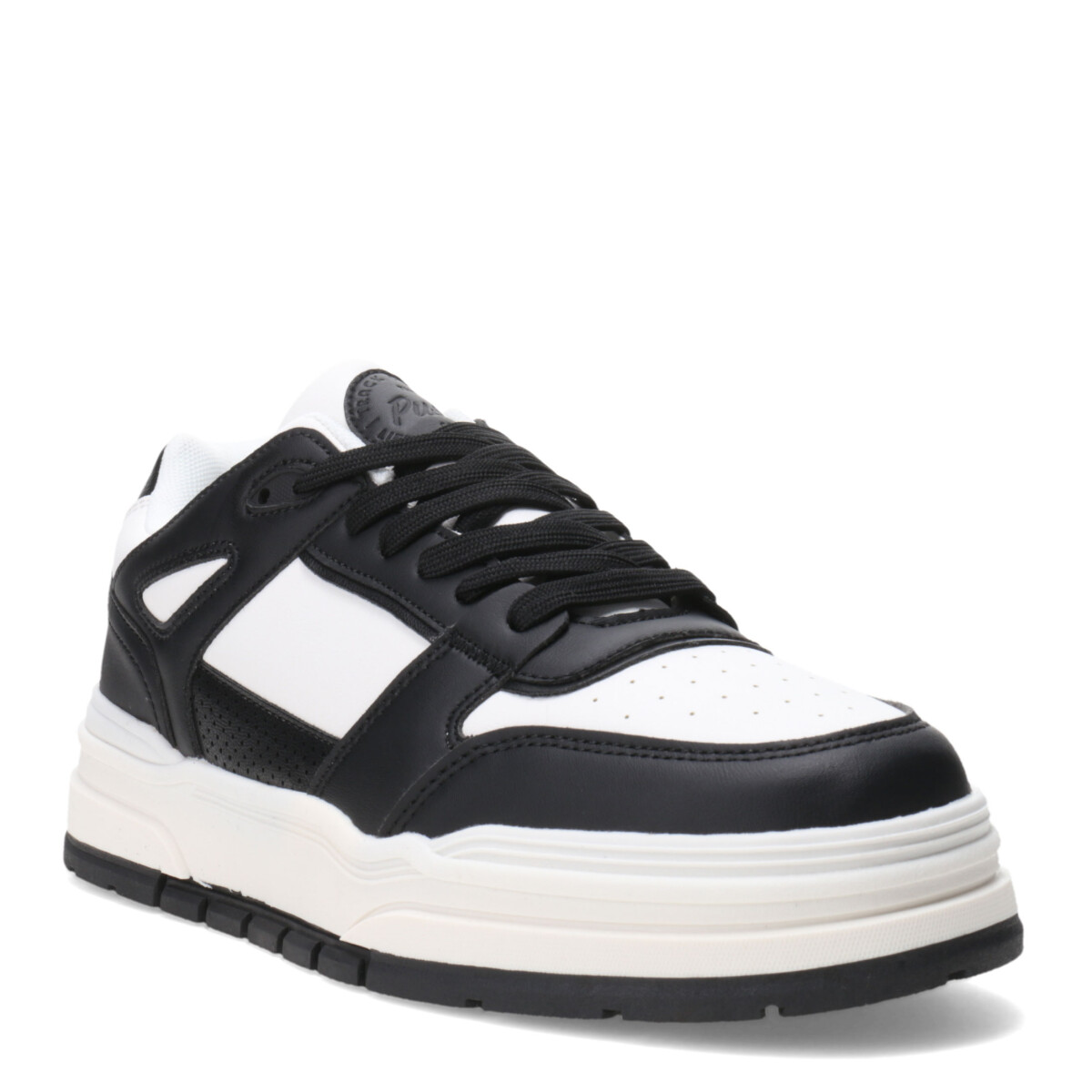 Championes de Hombre Push MANGIARI acordonado - Blanco Serpiente - Negro 