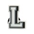 Jibbitz Letter L Multicolor