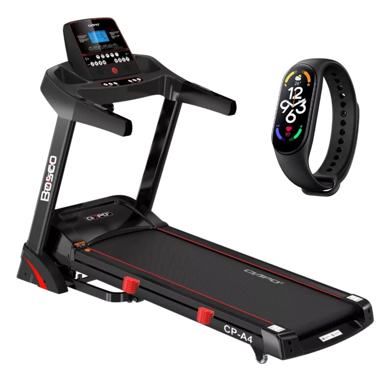 Caminadora Eléctrica Plegable Con Motor Dc De 3.0 Hp Negro