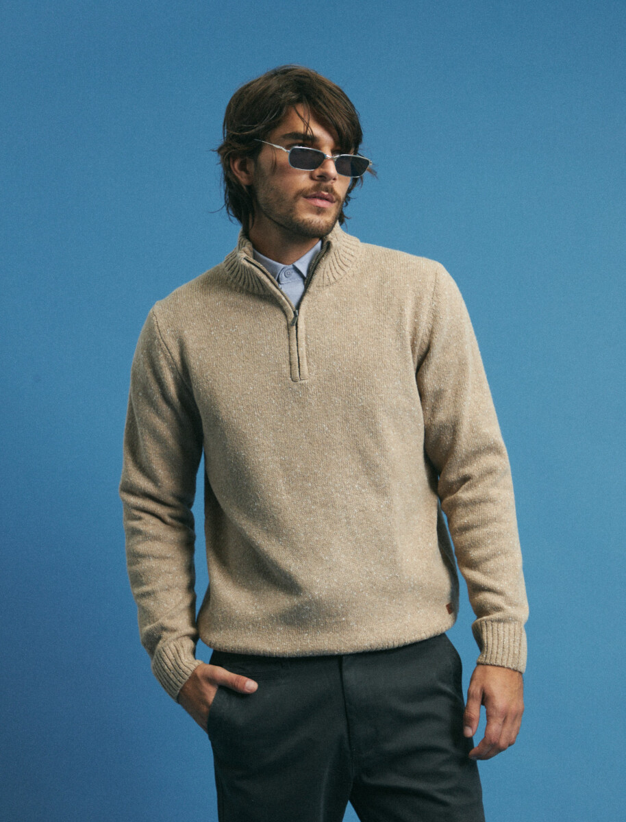 REMERA HARRY - Beige 