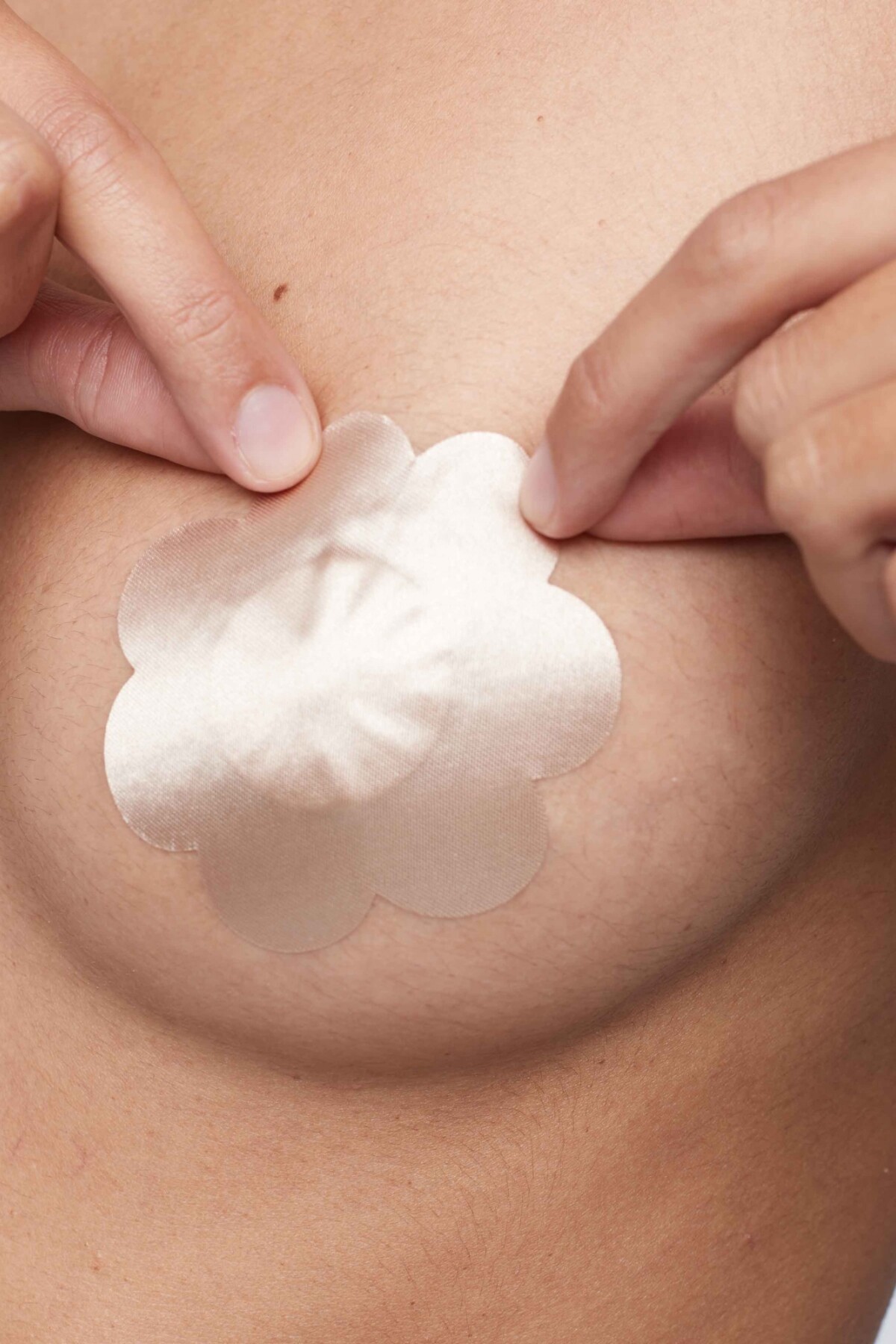 Cubre Pezon De Tela Packx8 Beige