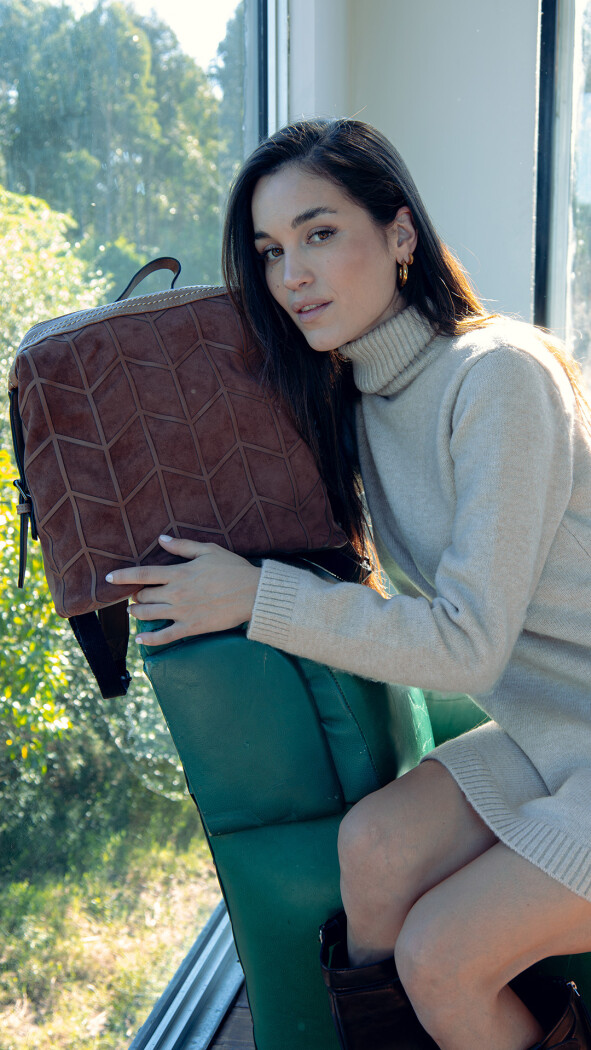 MOCHILA CANNES TABACO