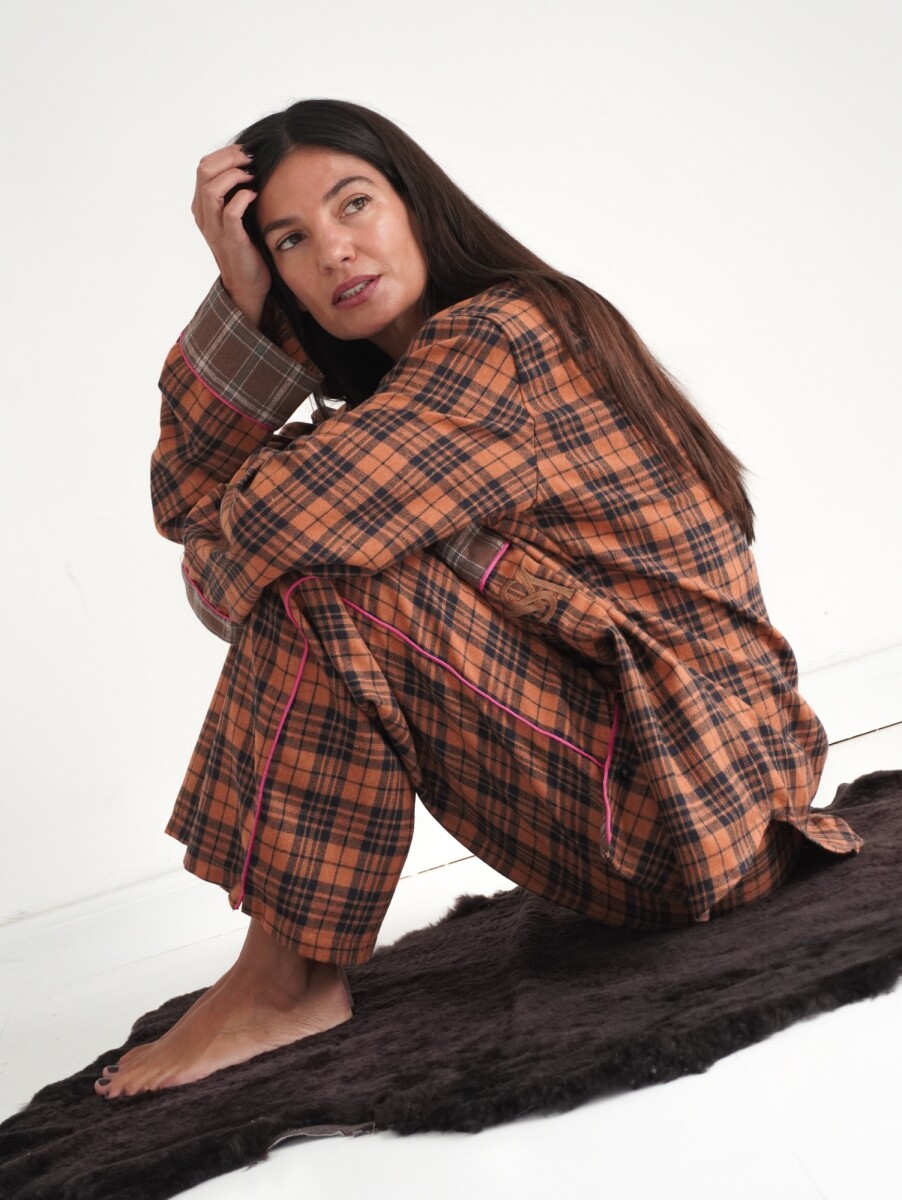 Sleepwalker Pijama Woman - Camel / Chocolate 