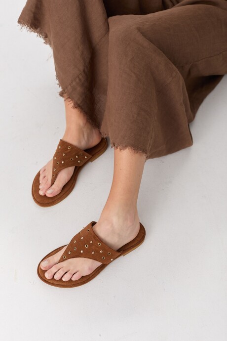 Sandalia Moon Marron