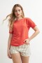 Remera manga corta NARANJA