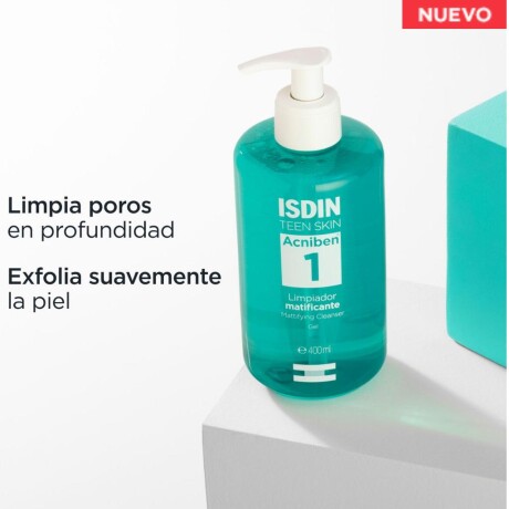 ISDIN Limpiador Matificante Acniben Cleanser Gel - Cont. 400mL ISDIN Limpiador Matificante Acniben Cleanser Gel - Cont. 400mL