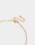 Collares Cortos Con perlas Collar Corto Con Perla Con Strass - Dorado