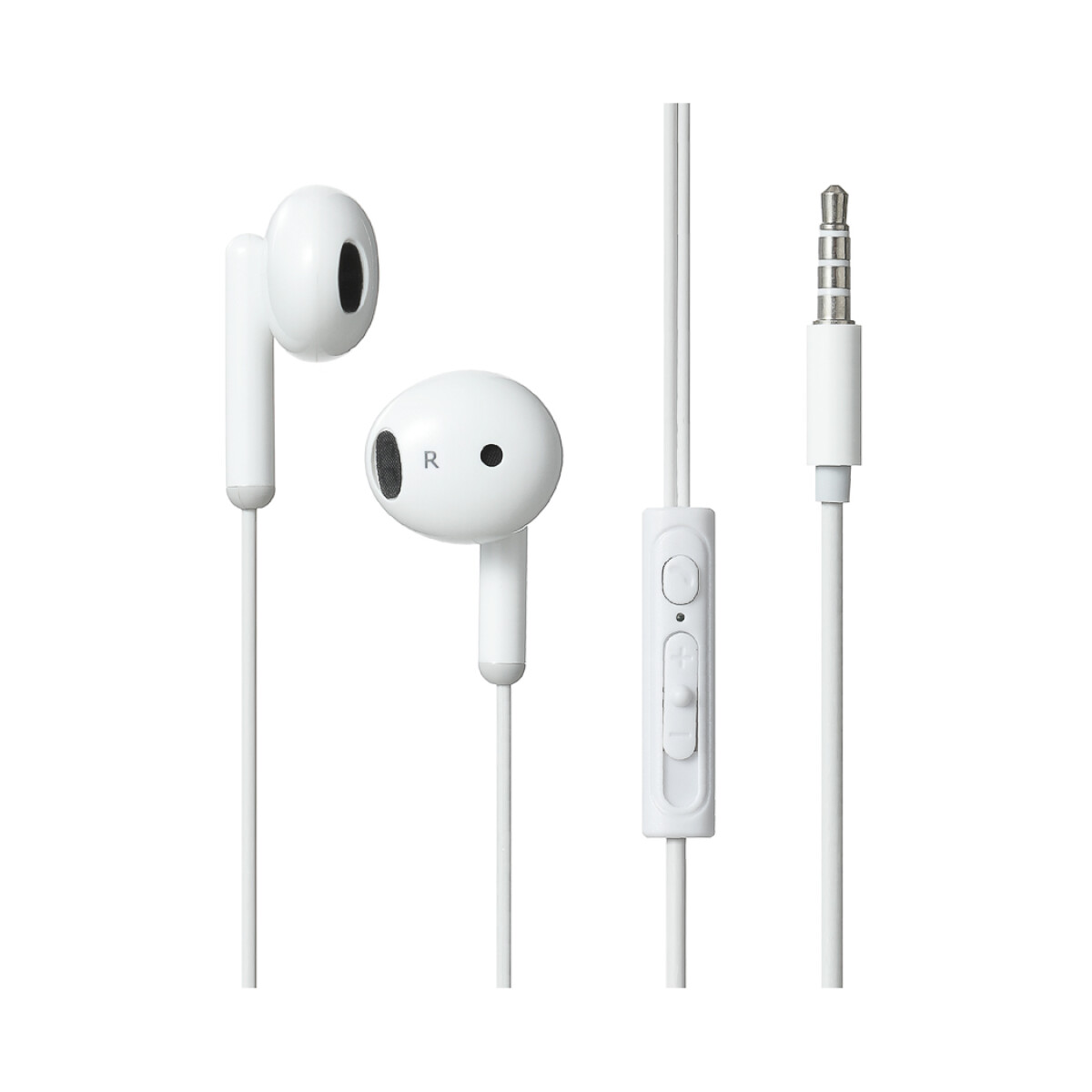 Auriculares 3.5 mm - blanco 