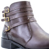 Bota Country con Hebillas de Mujer - 12813 Marron