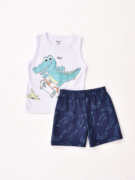 CONJUNTO ALLIGATOR BLANCO