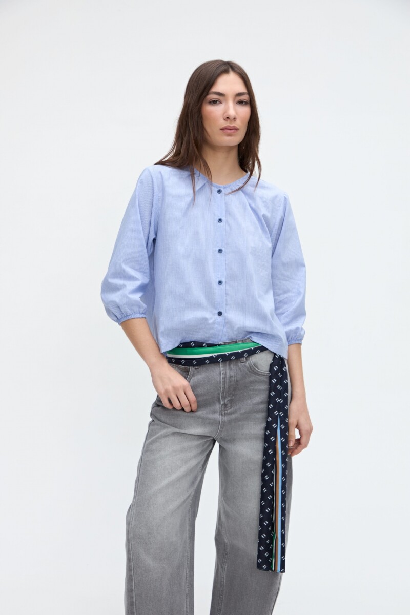 Camisa Tessa - Celeste 