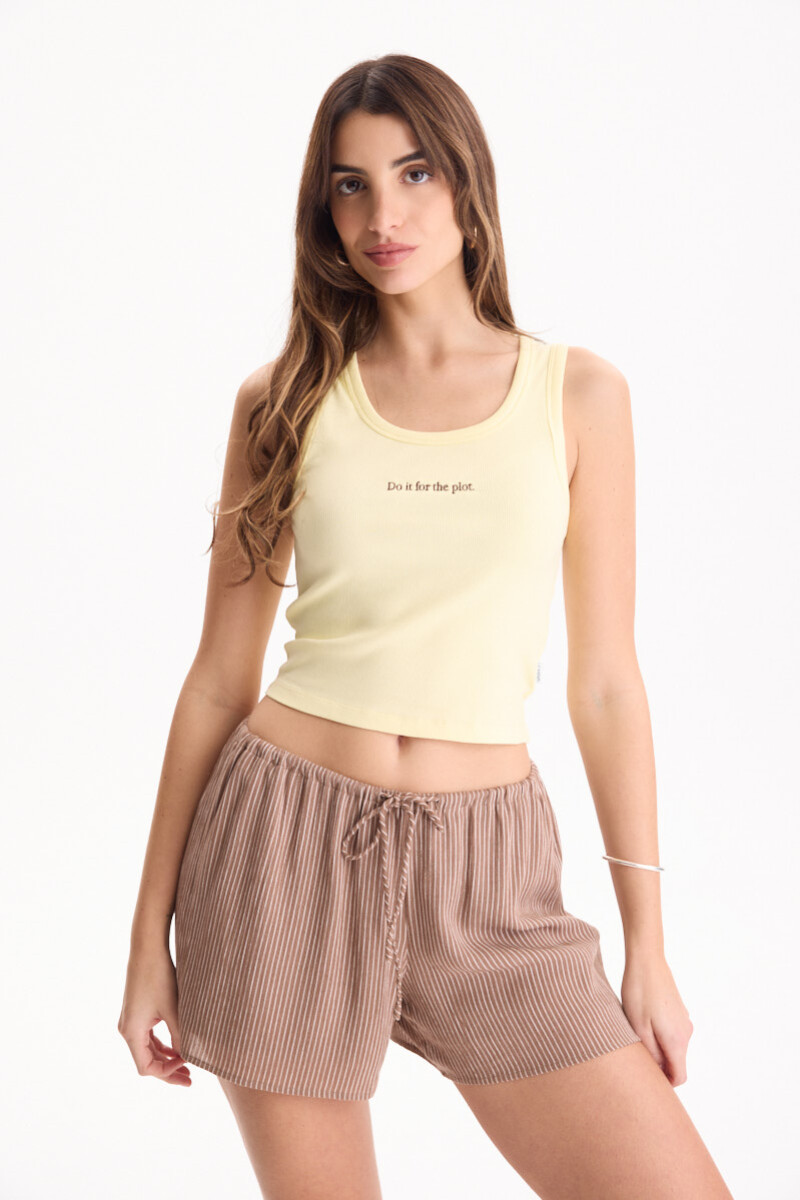 Short Cherry Camel