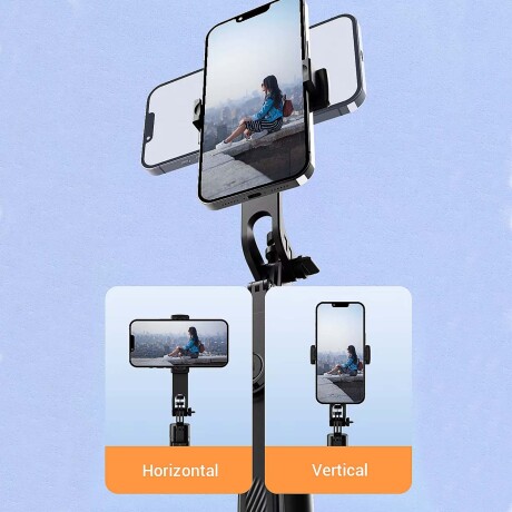 Palo Selfie Inalámbrico Bluetooth Trípode Extensible 1.73Mt Negro