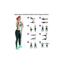 Banda Elastica de Resistencia Para Ejercicios Fitness 32mm Banda Elastica de Resistencia Para Ejercicios Fitness 32mm