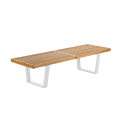 Mesa baja Nelson Bench White