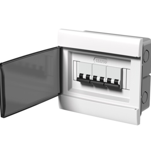 TABLERO EMB. PLAST. P/8 TM DIN PUERTA FUME GENROD TABLERO EMB. PLAST. P/8 TM DIN PUERTA FUME GENROD