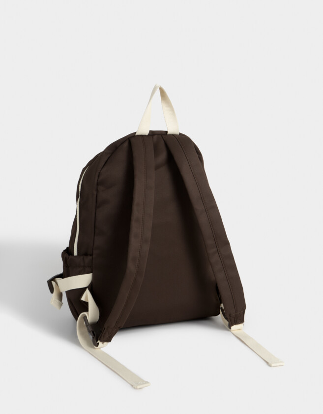 Mochilas Urbanas Mochila Canvas Back To School - Marron Chocolate