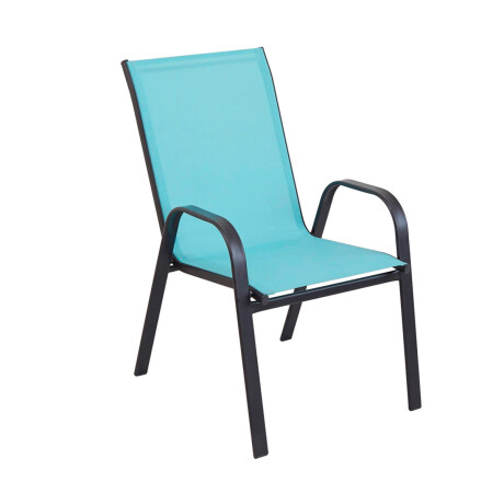 Silla Sling Text Con Respaldo Alto Aqua Silla Sling Text Con Respaldo Alto Aqua