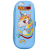 Cartuchera 3d Resistente Estampada 1 Piso Niña UNICORNIO CELESTE