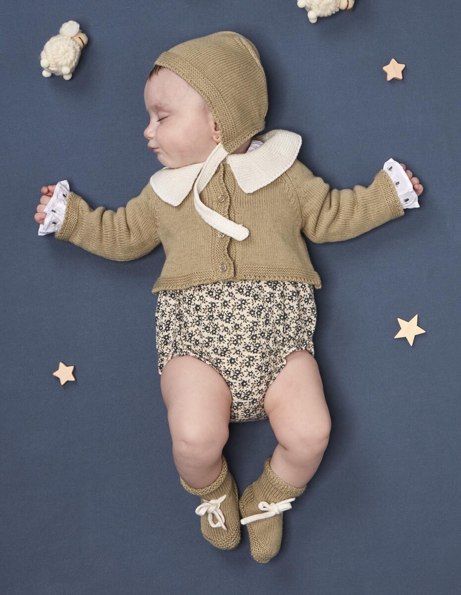 Chaqueta Cuello Contraste - Verde Claro 